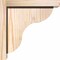 Ekena Millwork Carmel Smooth Corbel w/Backplate, Douglas Fir, 5 1/2"W x 10"D x 10"H COR06X10X10CAR01SDF - alternate 3